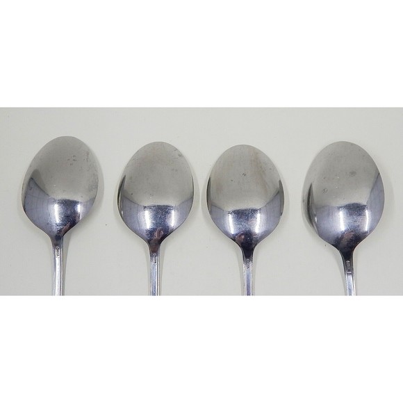 Reed & Barton Select Fiddler Soup Spoons Set of 4 - Picture 5 of 7